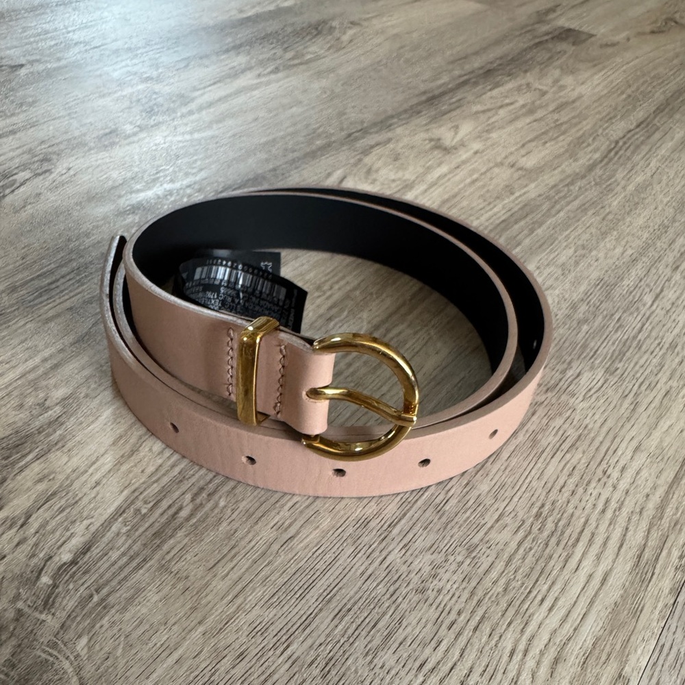 Zara Elegant Belt with Gold Buckle